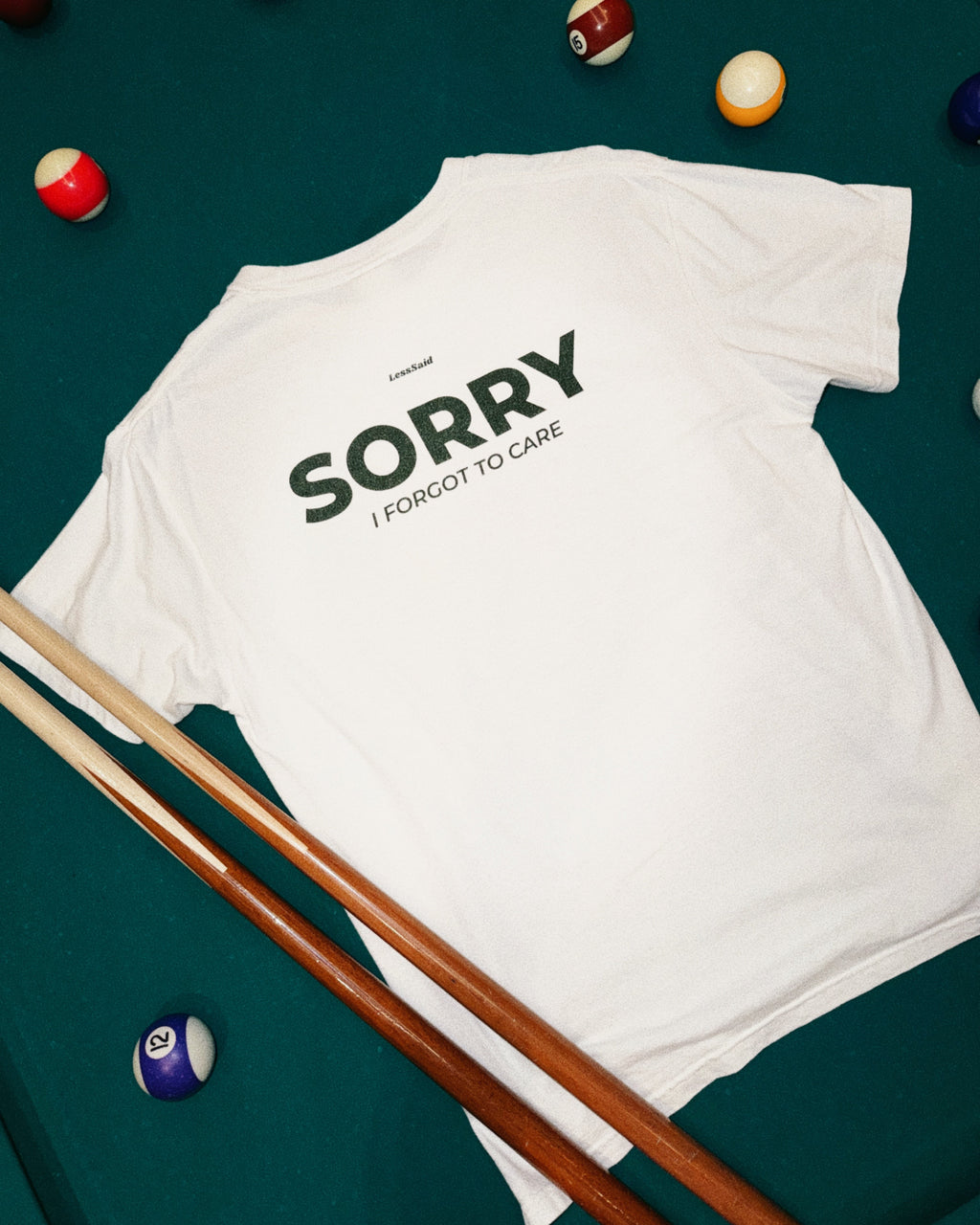 SORRY, I FORGOT TO CARE