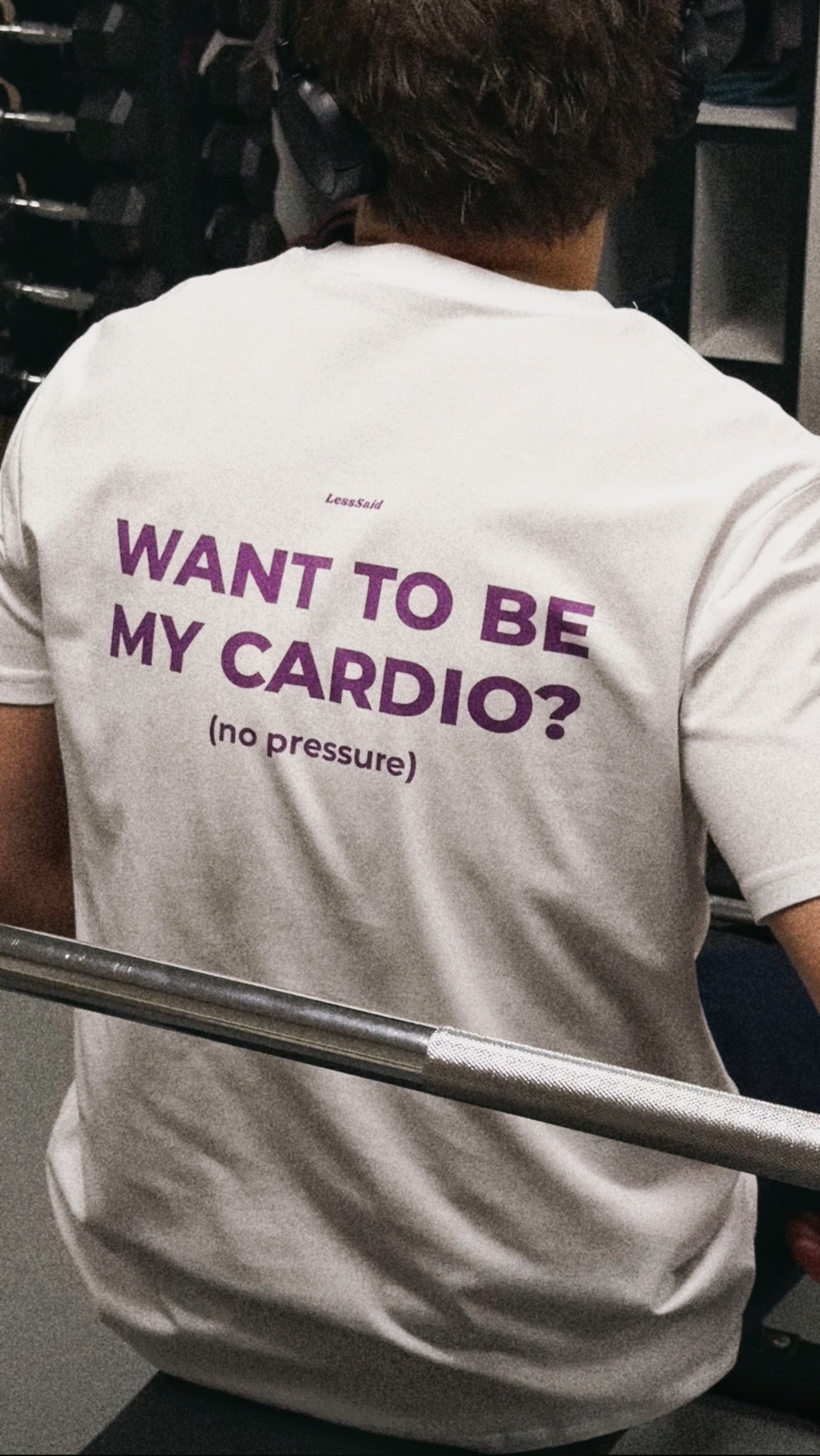 WANT TO BE MY CARDIO? (no pressure)