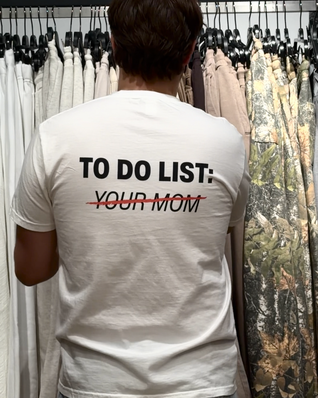 TO DO LIST: YOUR MOM TSHIRT